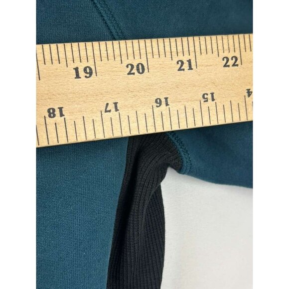 Lululemon Men's Large Jacket Teal/Black Hoodie Full Zip Long Sleeve - Picture 6 of 16